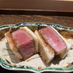 肉割烹 上 - シャトーブリアンカツサンド