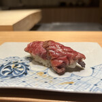 肉割烹 上 - サガリ、お鮨