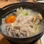 Aomori Shamorokku Washoku Dokoro Nagomi - 軍鶏ロックの水炊き