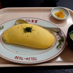 せんだん食堂 - しょう油オムライス