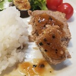 キッチン ブルー グローブ - 残りの少ないテリーヌ