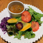 金星パスタ - 料理写真:彩り農園サラダ