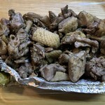 福鶏 - モモ　近景