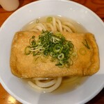 自家製さぬきうどんと肉 新橋甚三 - 黒糖きつねうどん(アップ)