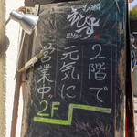 もつ鍋 えびす - カンバン(店入口)