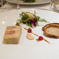 レストラン アラジン - Dec, 2013　フォアグラと紅玉のマーブル仕立てテリーヌ