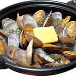 plenty! Steamed clams with white wine butter
