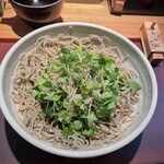 久庵 - そばの芽そば　サラダ感覚でいただけるヘルシーな逸品
