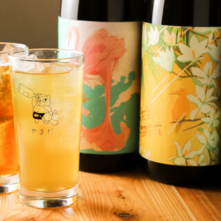 鹿児島の焼酎を中心にご用意！茶葉にもこだわったお茶割りを堪能