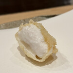 ぬま田 - 天然虎河豚白子　天麩羅