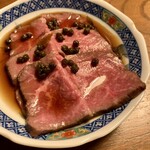 Bow - 和牛のタタキ 紹興酒ソース