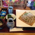 Teuchi Soba Sunaba - わさび菜せいろ（1,000円）