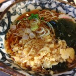 蕎麦匠 ほりた - 揚げ玉投入