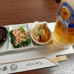 Sushi Mitsu - ノンアルコールビールもジョッキ