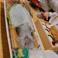 対馬のどぐろとイカ活き造り 博多 魚蔵 都ホテル店 - 