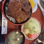 敦賀ヨーロッパ軒 - 1番人気のカツ丼セット