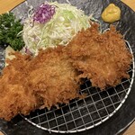 Tonkatsu Tamafuji - 熟成ヒレ3枚定食のメイン