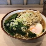そばの神田 東一屋 - アサソバビンボー！　
      朝そば＋ごぼうかき揚げ！