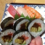 Kamei Zushi - 寿司定食の寿司