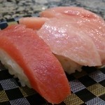 回転寿司みさき - 本鮪「三貫盛」