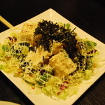 どんぶり食堂 - 豆腐とアボカドのサラダ　480円
