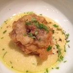 ヴィンチェロ - 白子のフリットにポレンタ