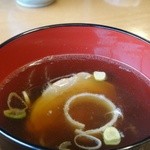 板鼻館 - 中華スープ。チャーシュー入り。