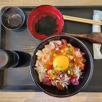 Kaisendon Katte Ni Shiyagare - まかない丼(1980円)です。