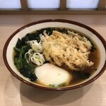 そばの神田 東一屋 - アサソバビンボー！　
      朝そば＋ごぼうかき揚げ！