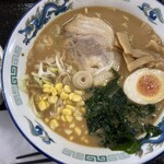 ラーメン 横浜龍麺 - 味噌ラーメン ライス