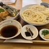 Udon Ya Tsunagu - ナスとり天 うどん(大)２玉