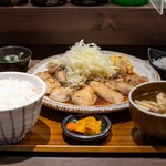 Akameno Oyaji - 2024.1 厚岸産牡蠣バター定食（2,800円）