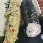 Ibukiya Seimen - ちくわ磯辺揚げはぬくぬく、巻き寿司はボリューミー！！