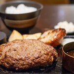 手作りハンバーグ工房Toshi - 2024.1 たっぷり山わさびハンバーグ（ランチ 300g 2,160円）