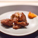 Shimoyamitenae Izuru - 2024.1 Genghis Khan (Charcoal-grilled Suffolk from Shiranuka Town, served with Harissa)