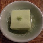 西蔵 - 西蔵膳の三種盛り　枝豆豆腐