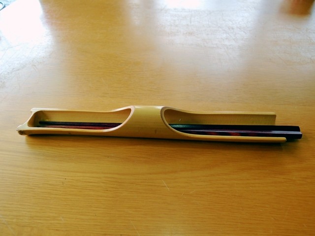 元禄荞麦 - 箸.细くてデリケートな箸でした.