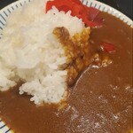 くれたけインプレミアム - カレーライスにはスクランブルエッグを添えてオムカレーに・・・