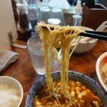 麺屋 悠 - 麺は安定の大栄食品の加水低めの細麺ストレート！
