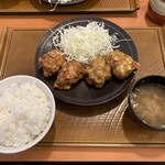 Karayoshi - ハニーマスタード合盛り定食＋ごはん大盛