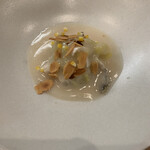 佳肴岡もと - クリーム煮ではなくフグ白子