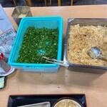 さか枝うどん - 青ネギと天かすはセルフで