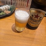 居酒屋 永源 - 瓶ビール