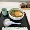 道の駅淡河　そば処　淡竹 - 料理写真:たぬき(=関東風？の呼び名では「たぬきそば」)が到着！