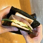 スシコーヒー - 鯖サンド