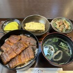 丸円 - うなぎ定食　上（四切れ）@3340 