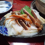 あじ亀 - かに刺し