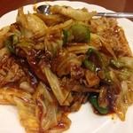 中国食府 双龍居 - 日南もち豚とキャベツの甘味噌辛味炒め（￥800）