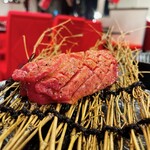 お肉一枚売りの焼肉店 焼肉とどろき - 【名物厚切りタン 60g】(¥1780)