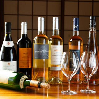 We have a wide selection of wines that go well with food!